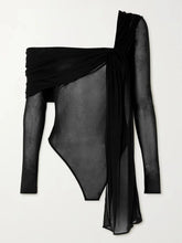 Azaria Cold Shoulder Backless Bodysuit